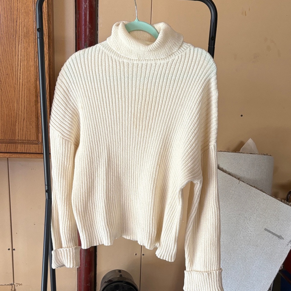 Boutine LA Cream Cowl Neck Sweater